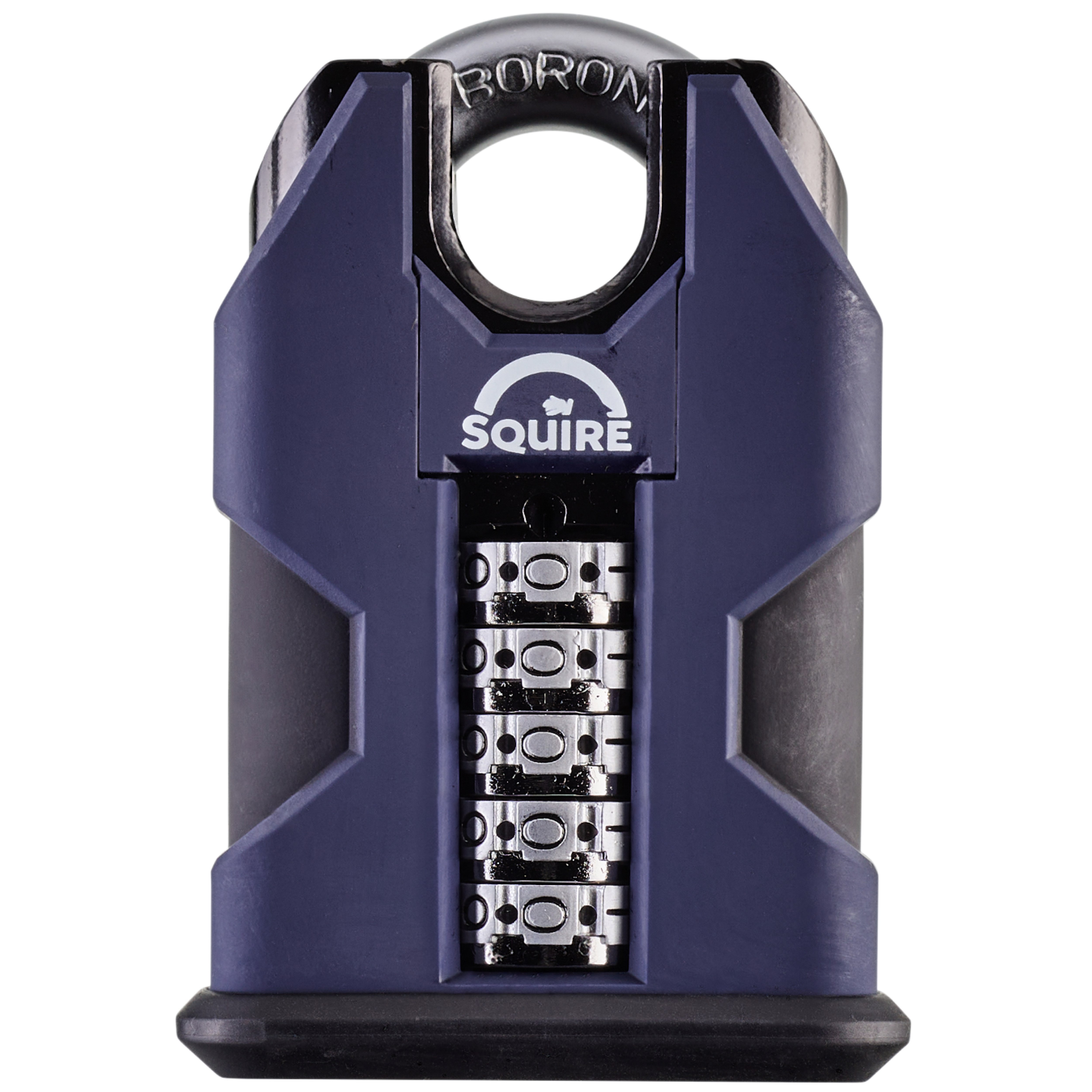 Squire Padlock Steel Padlock Weatherproof, 10 mm Shackle, 55 mm Body