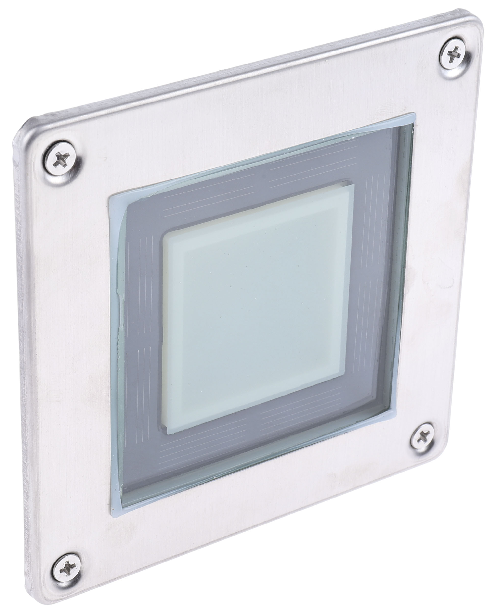 ss7543 Solar Centre Solar Square Decking Light Floodlight, 1 LED, 300 mW White, IP44