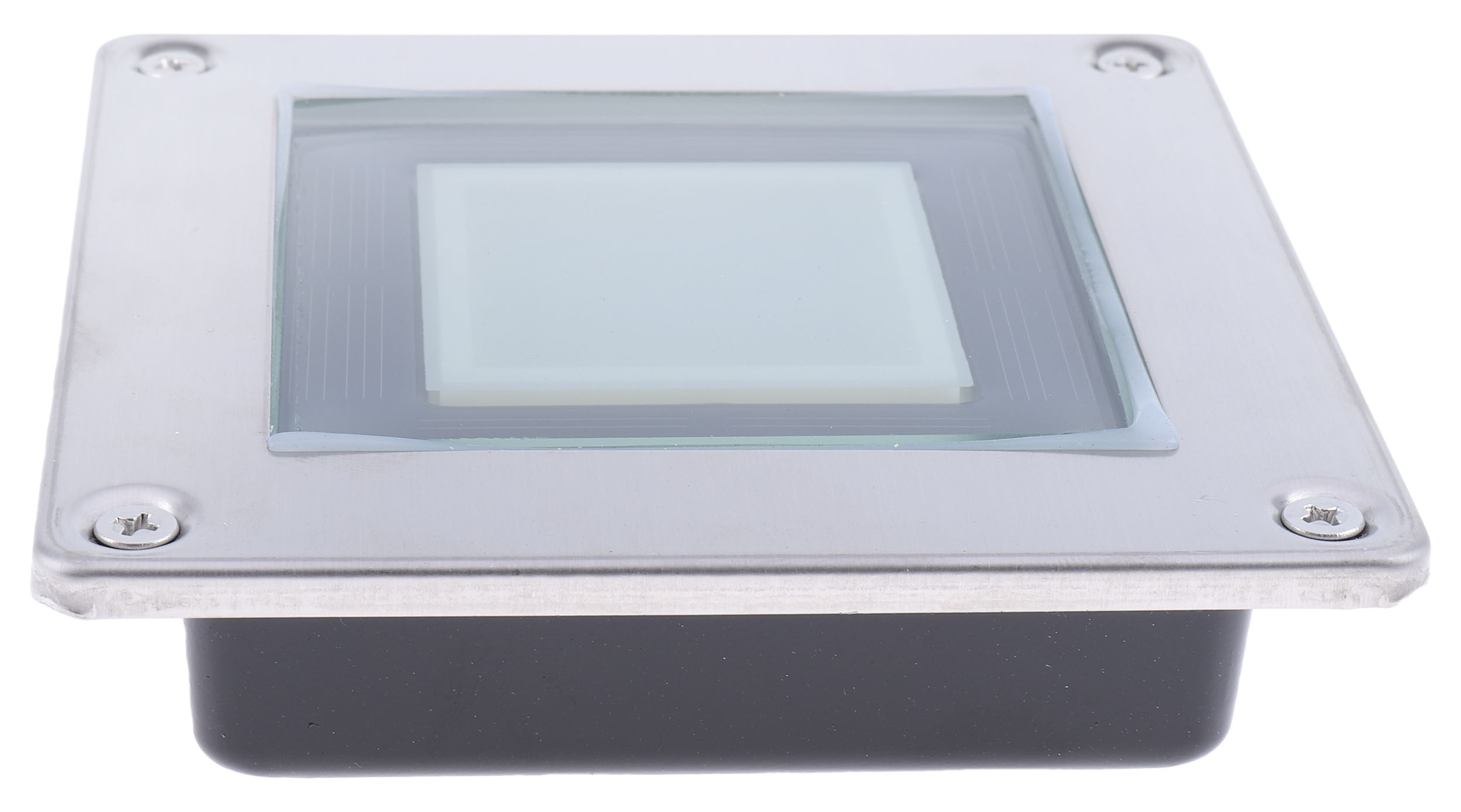 ss7543 Solar Centre Solar Square Decking Light Floodlight, 1 LED, 300 mW White, IP44