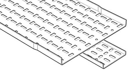 Legrand, Pre-Galvanised Steel Swifts 3 m x 100mm x 12 mm