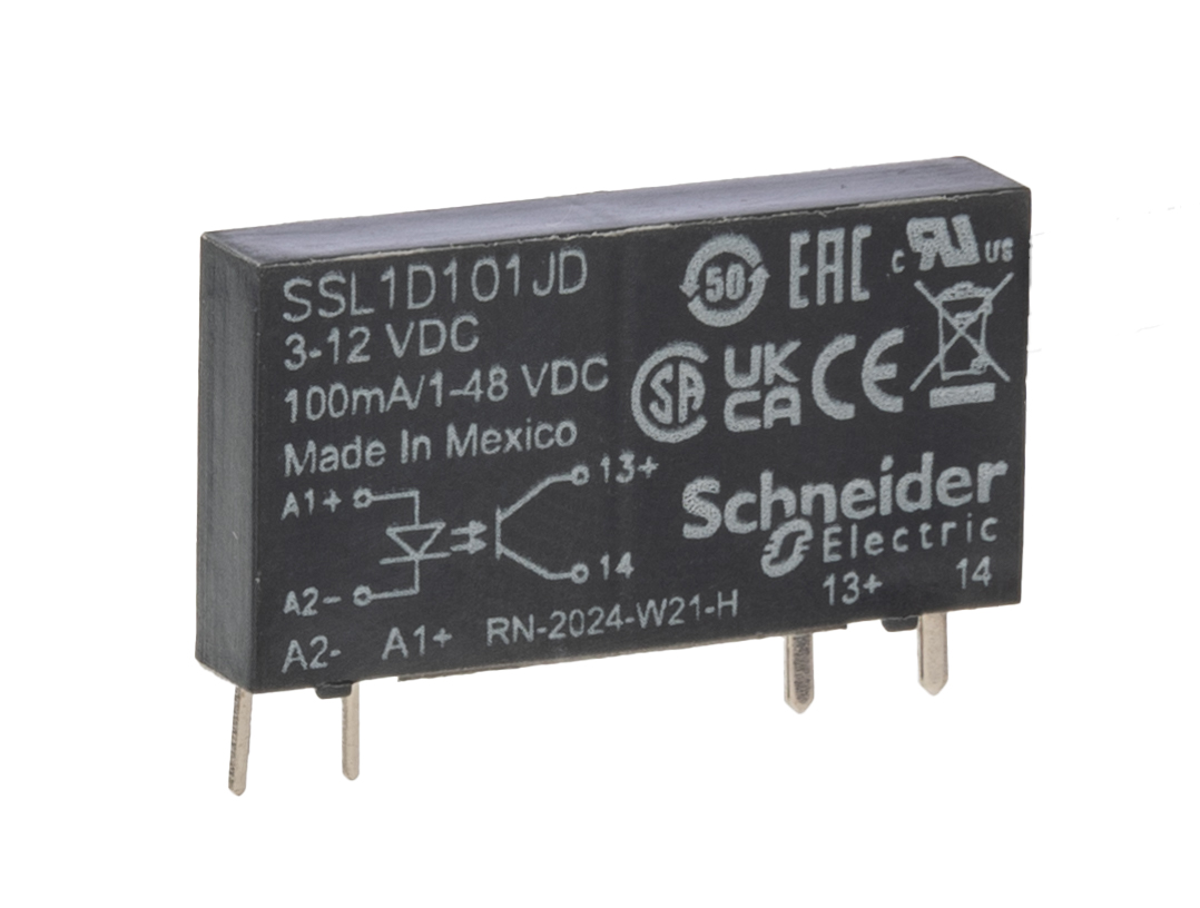 Schneider Electric Harmony Relay Series Solid State Relay, 0.1 A Load, 48 V dc Load, 12V dc Control