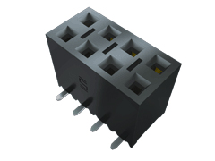 Samtec SSM Series Straight Surface PCB Socket, 14-Contact, 2 Row, 2.54 mm Pitch Solder