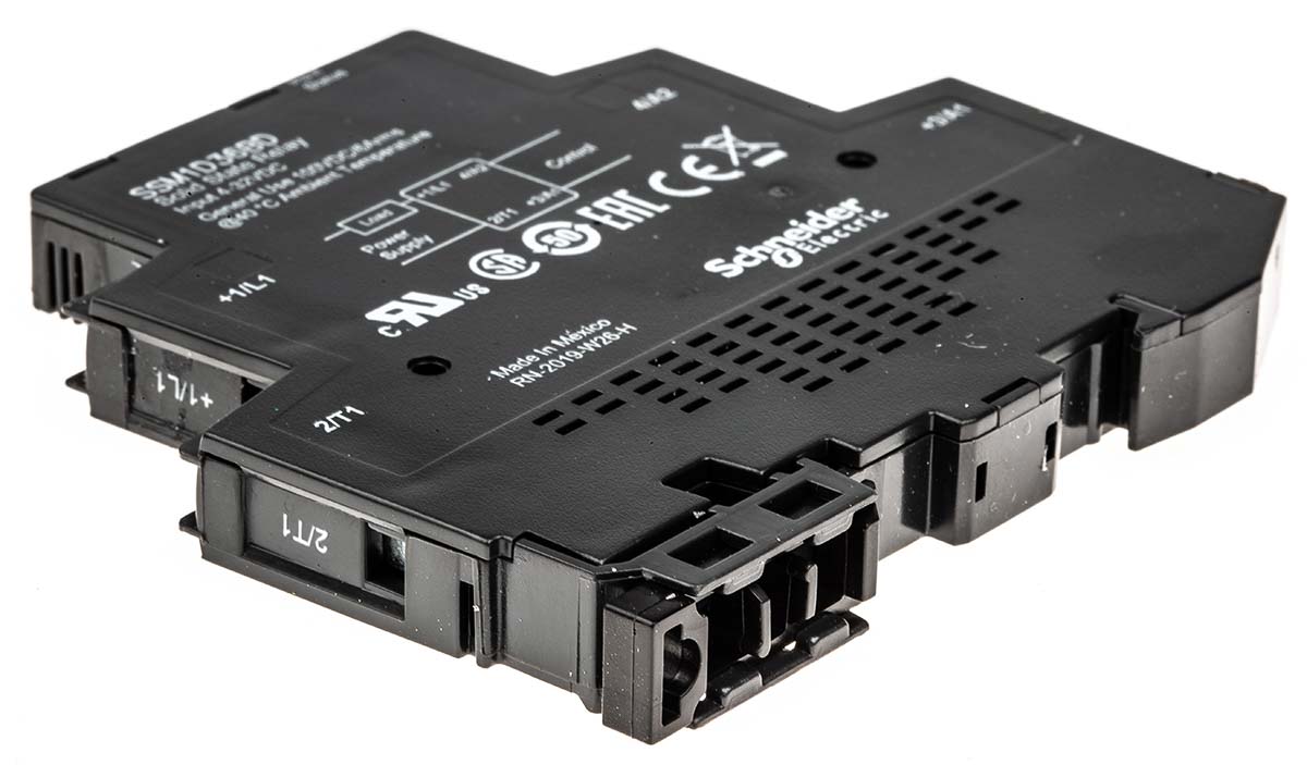 ssm1d36bd Schneider Electric Harmony Relay Series Solid State Relay, 6 A Load, DIN Rail Mount, 100 V dc Load, 32V dc Control