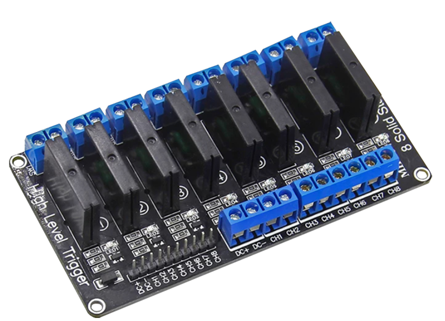 Seeit SSR-RELAY08-HL Relay Control Card Module for AVR, TTL, Arduino, Raspberry Pi, PIC SSR-RELAY08-HL