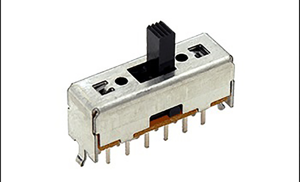 Alps Alpine Through Hole Slide Switch 4PDT Latching 0.1 A