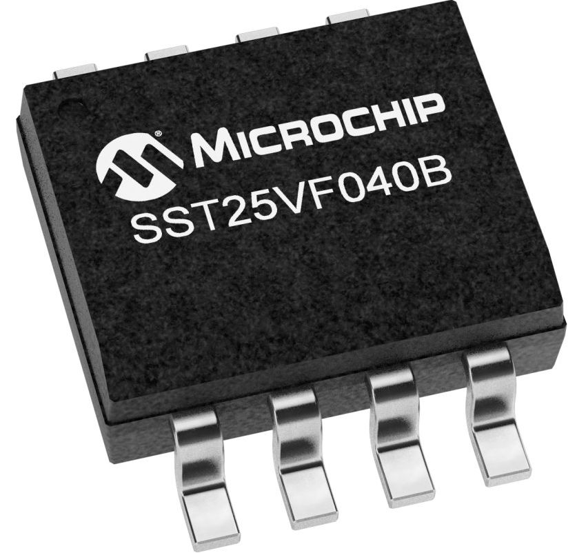 Microchip Split Gate 4 MB SPI Flash Memory 8-Pin SOIC