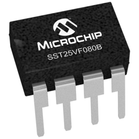 Microchip Split Gate 8 MB SPI Flash Memory 8-Pin PDIP
