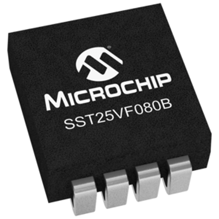 Microchip Split Gate 8 MB SPI Flash Memory 8-Pin SOIC