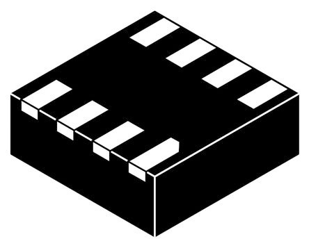 Microchip Split Gate 16 MB Quad-SPI Flash Memory 8-Pin WDFN