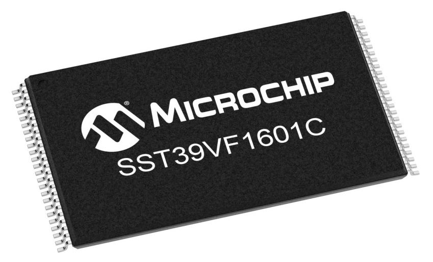 Microchip Split Gate 16 MB Parallel Flash Memory 48-Pin TSOP, SST39VF1601C-70-4I-EKE-T