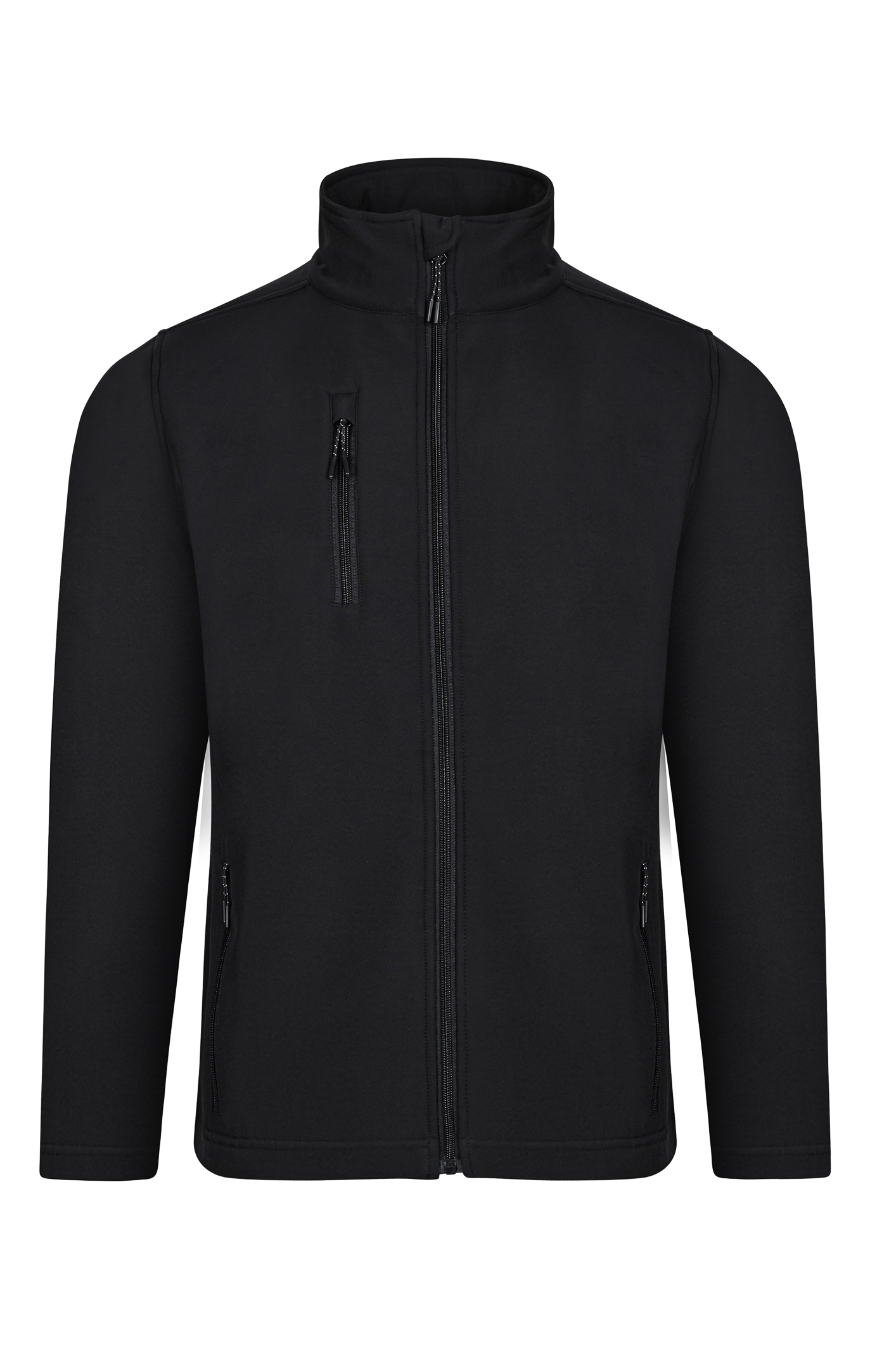 Mukua RICHMOND Black, Water Repellent Softshell Jacket Zipper, M 1 EA