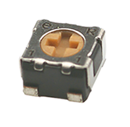 50 kΩ, Surface Mount Trimmer Potentiometer, Solder Pin 0.125 W Top Adjust Nidec Components, ST-32