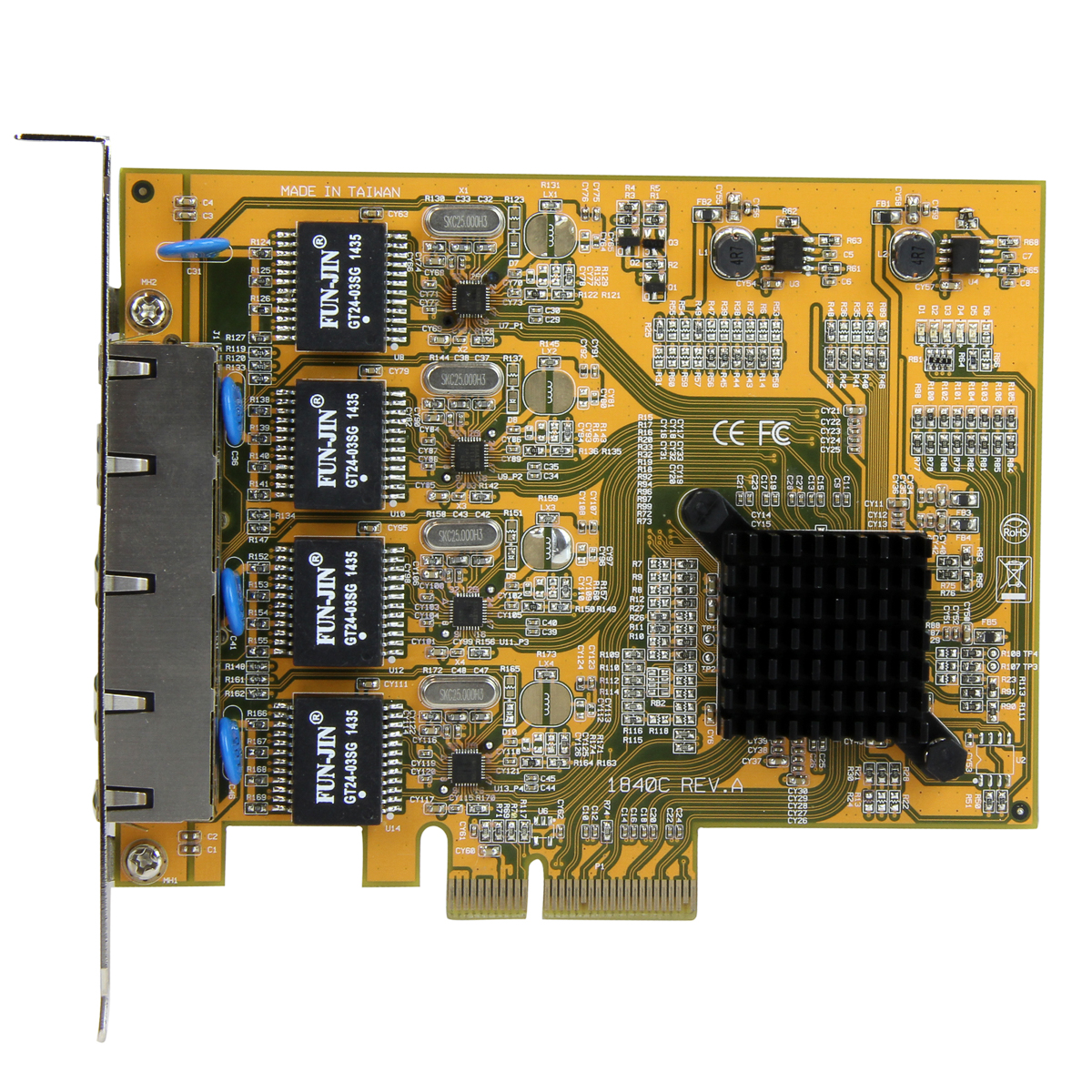st1000spex43 StarTech.com 4 Port PCIe RJ45 Network Card, 1000Mbps