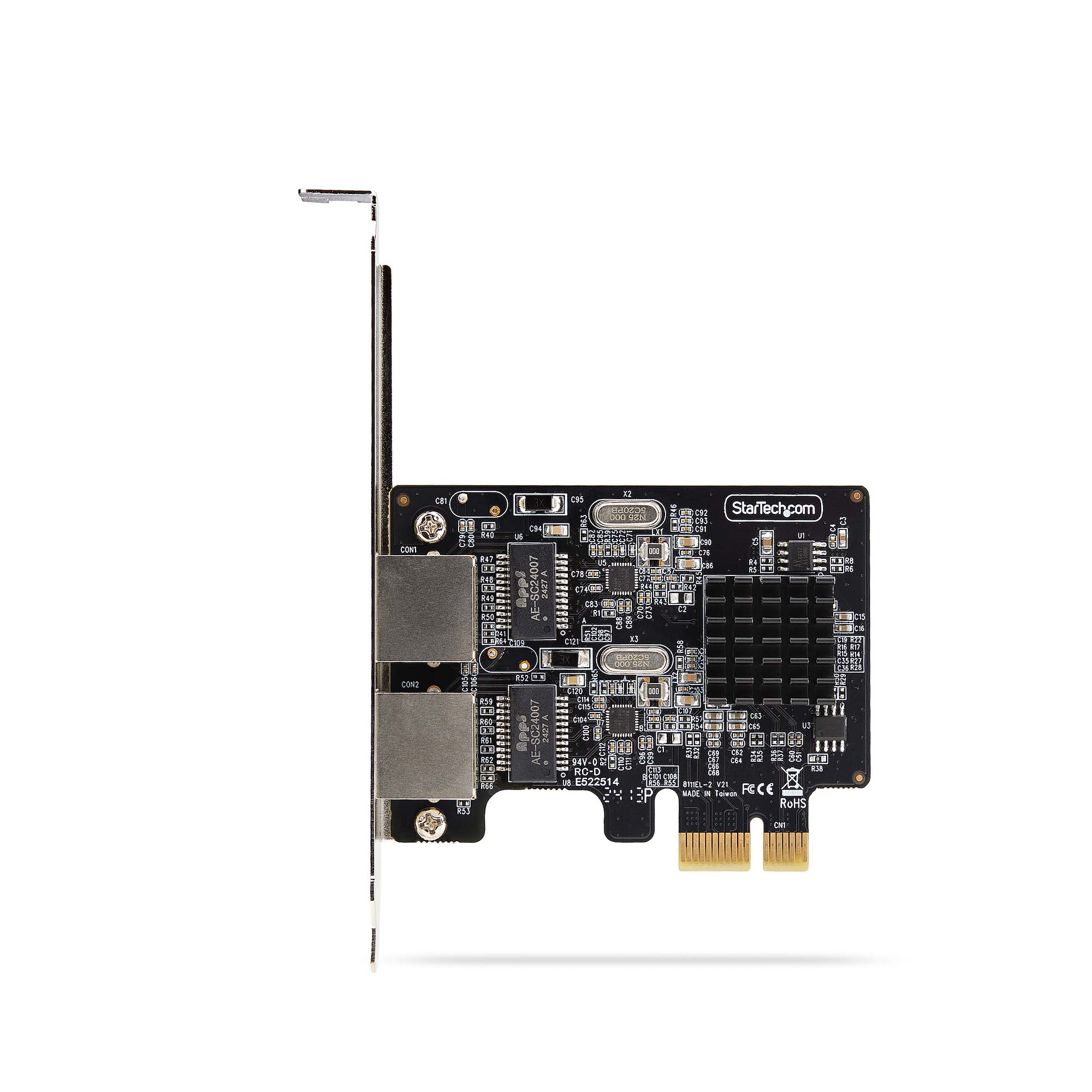 st1000spexd4t StarTech.com 2 Port PCIe RJ45 Network Card, 1000Mbps