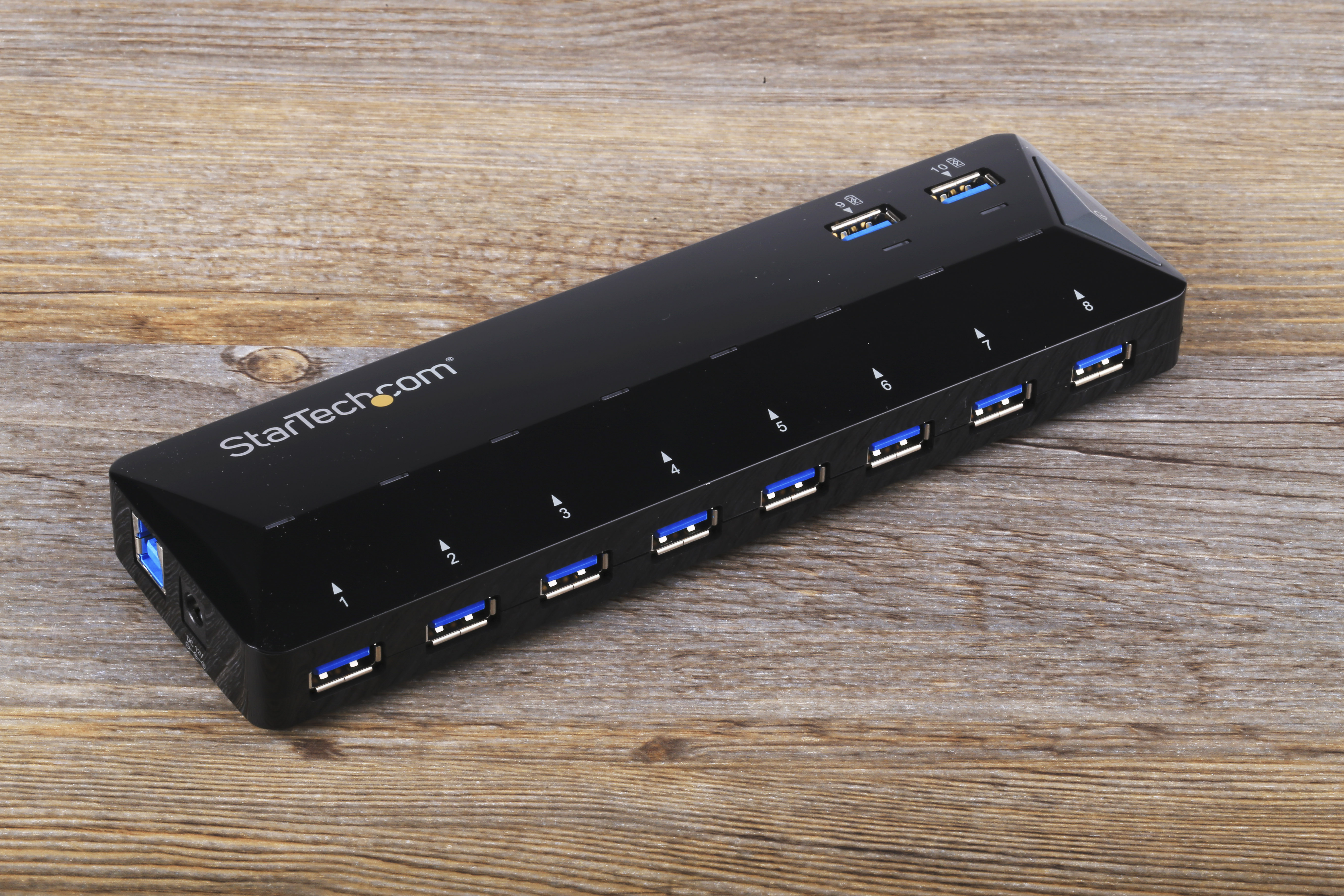 st103008u2c StarTech.com 10 Port USB 3.0 USB Hub, AC Adapter Powered, 60 mm 24 mm 201mm