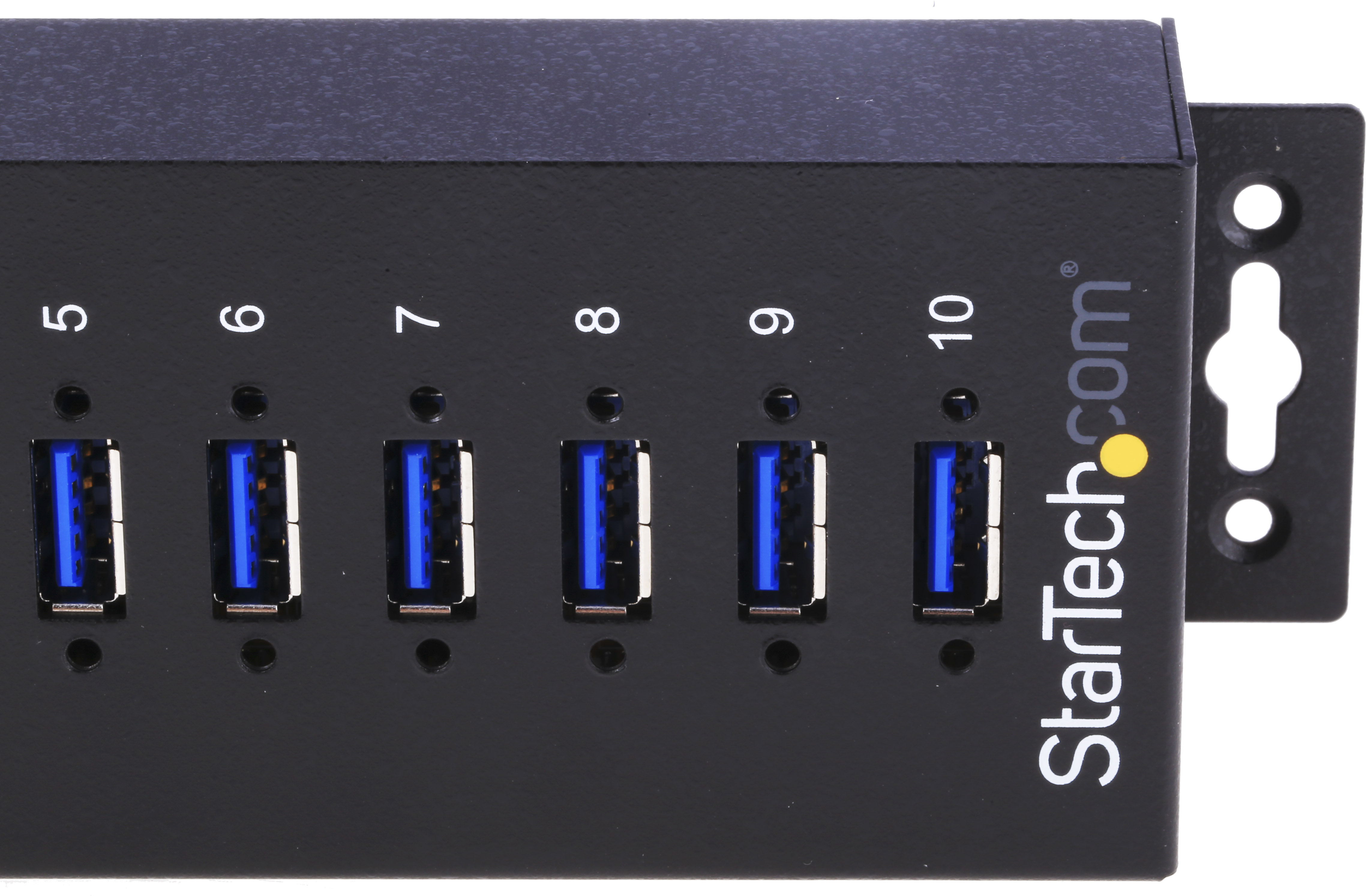st1030usbm StarTech.com 10 Port USB 3.0 USB Hub, Terminal Connector Powered, 56 mm 31 mm 198mm