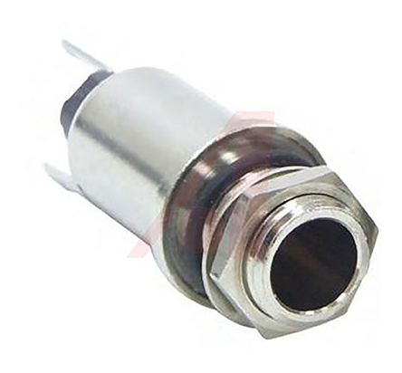 Switchcraft, ST Straight DC Socket 13A, 24.0V, Panel Mount, length 28.97 mm, Gold, Silver, IP67, IP68, IP66