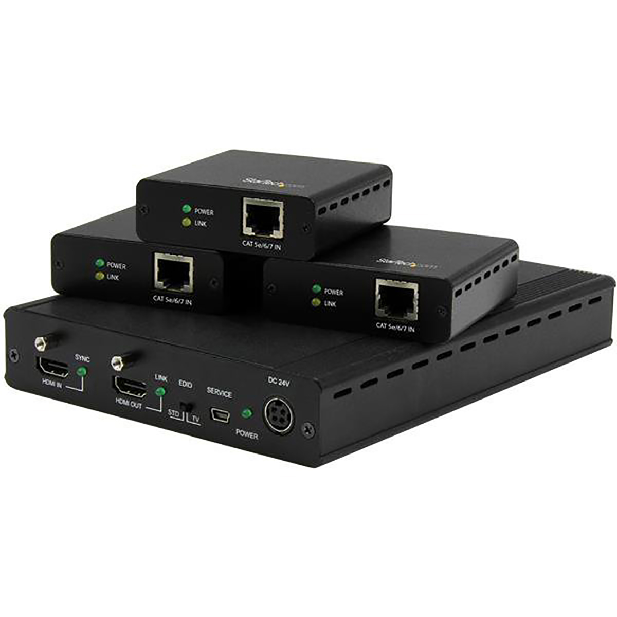 StarTech.com 3 Port HDMI over HDBaseT HDMI HDMI Extender 35 m, 4096 x 2160 pixel Maximum Resolution