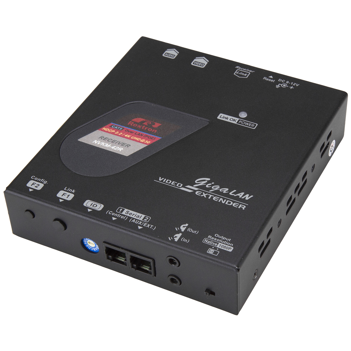 StarTech.com 1 Port HDMI over IP HDMI Receiver 100 m, 3840 x 2160 pixel Maximum Resolution