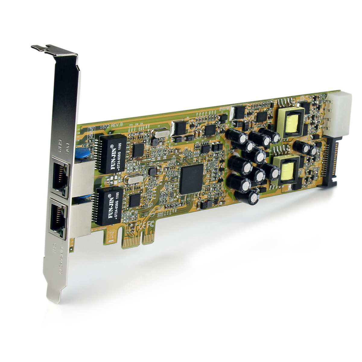 st2000pexpse StarTech.com 2 Port PCIe RJ45 Network Card, 1000Mbps