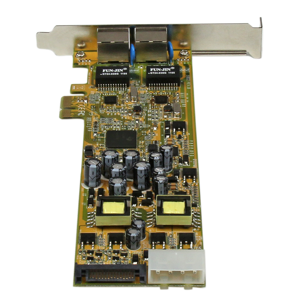 st2000pexpse StarTech.com 2 Port PCIe RJ45 Network Card, 1000Mbps