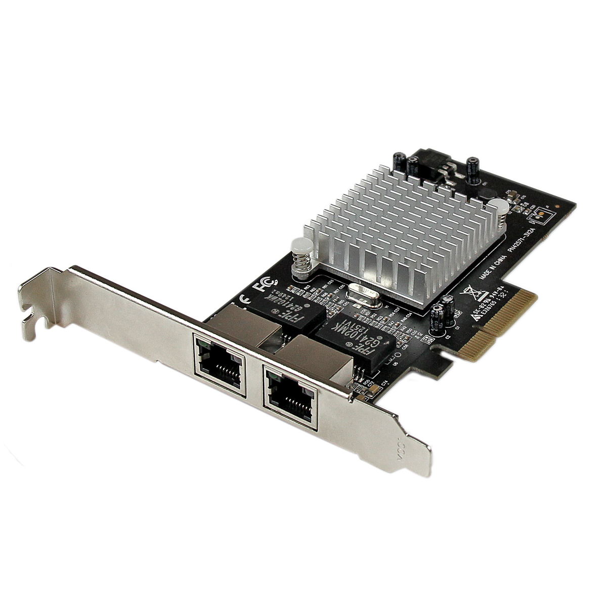 StarTech.com 2 Port PCIe RJ45 Network Card, 1000Mbps