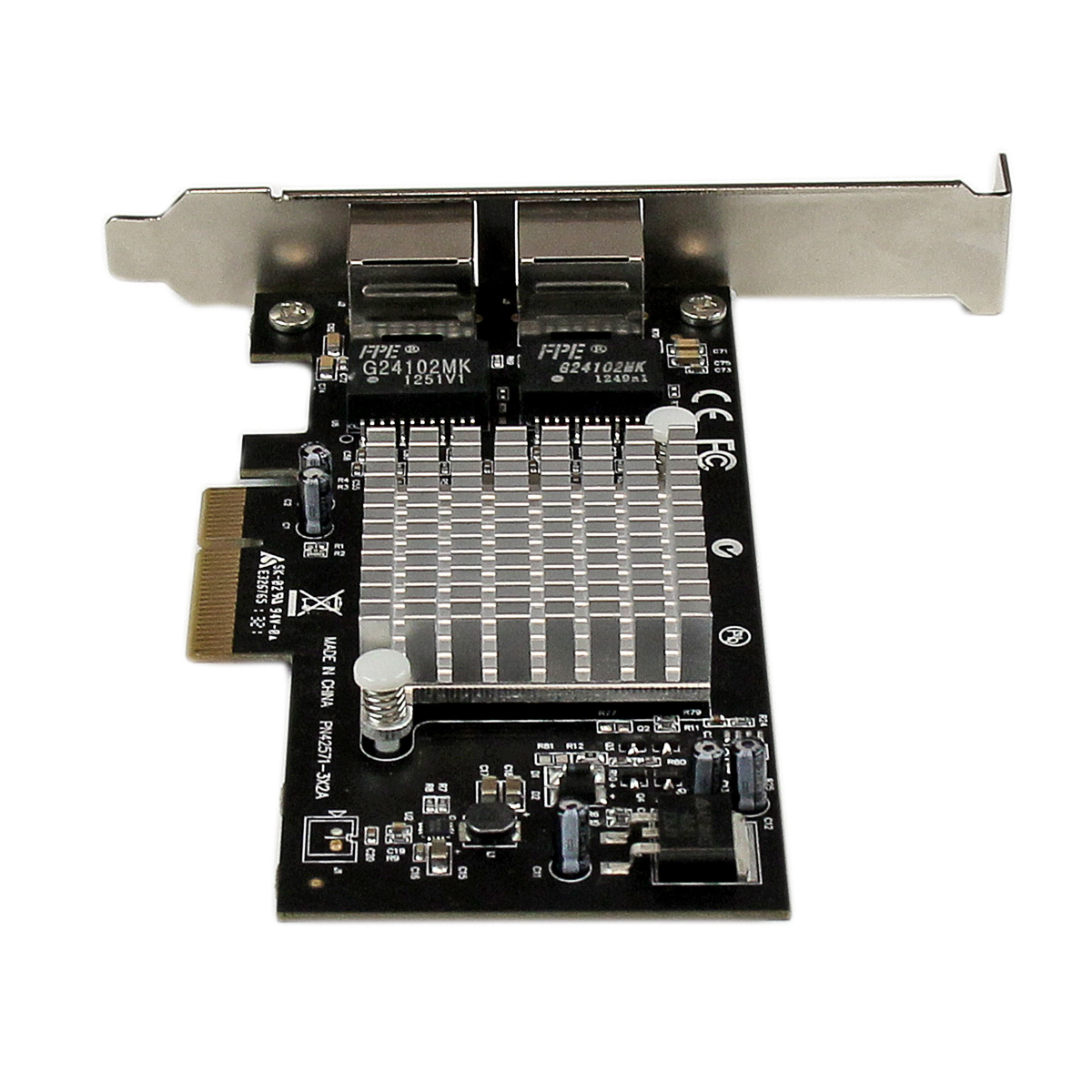 st2000spexi StarTech.com 2 Port PCIe RJ45 Network Card, 1000Mbps