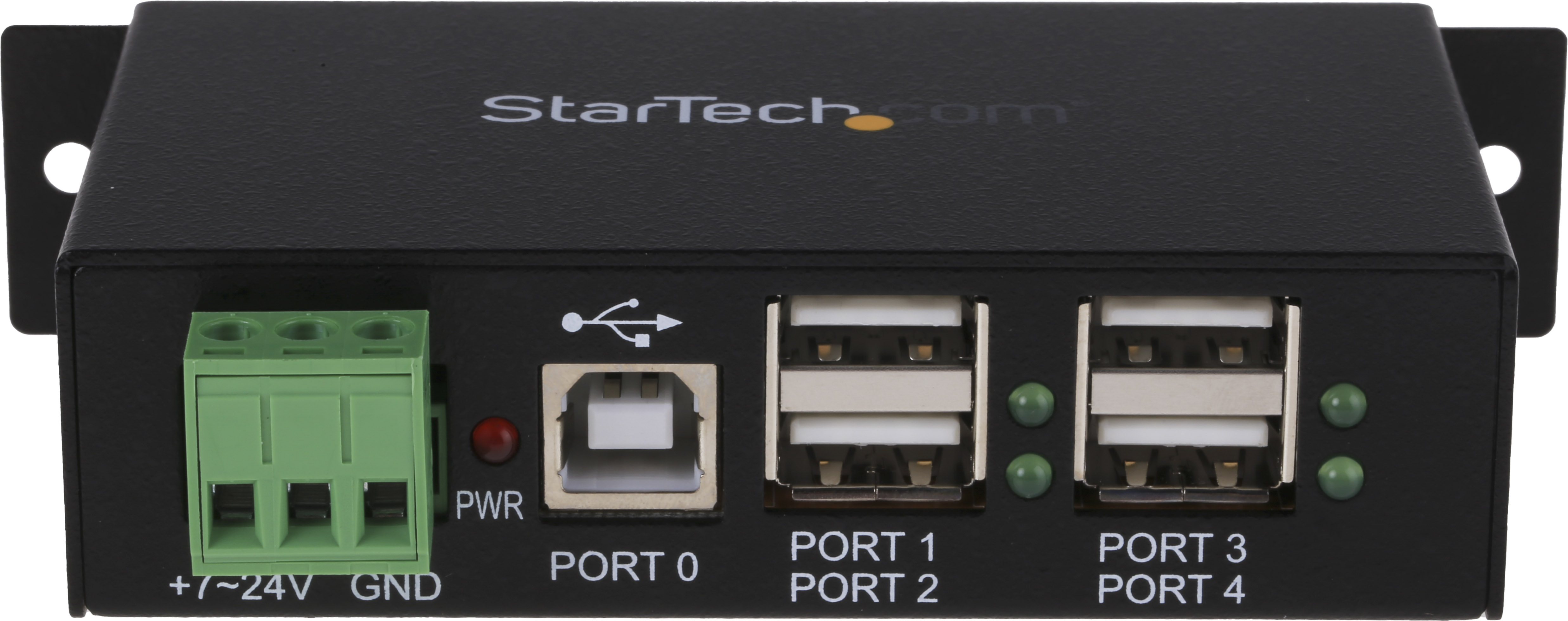 st4200usbm StarTech.com 4 Port USB 2.0 USB Hub, Terminal Connector Powered, 57.3 mm 26.3 mm 114.5mm