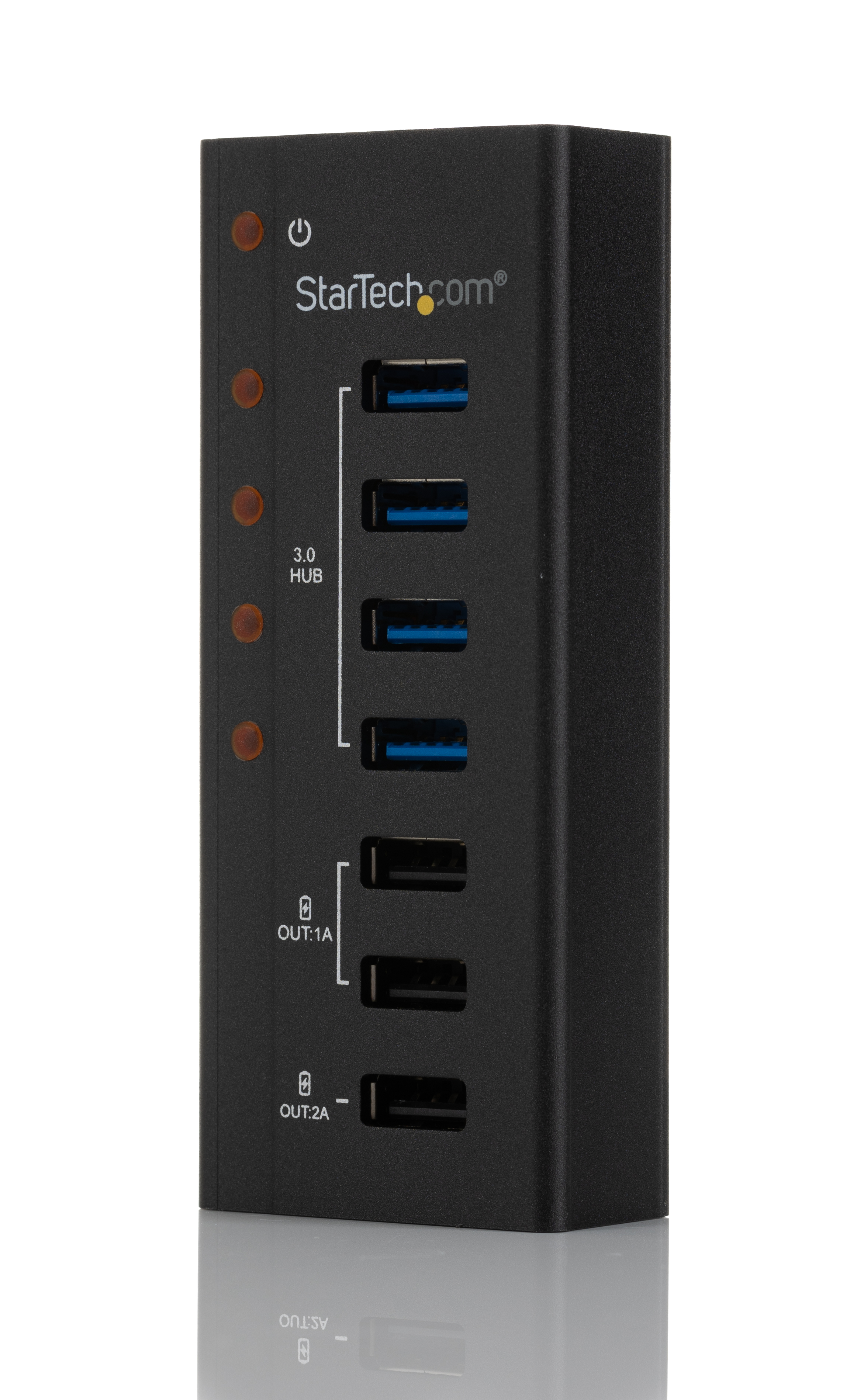 StarTech.com 4 Port USB 3.0 USB Hub, AC Adapter Powered, 45 mm 24 mm 110mm