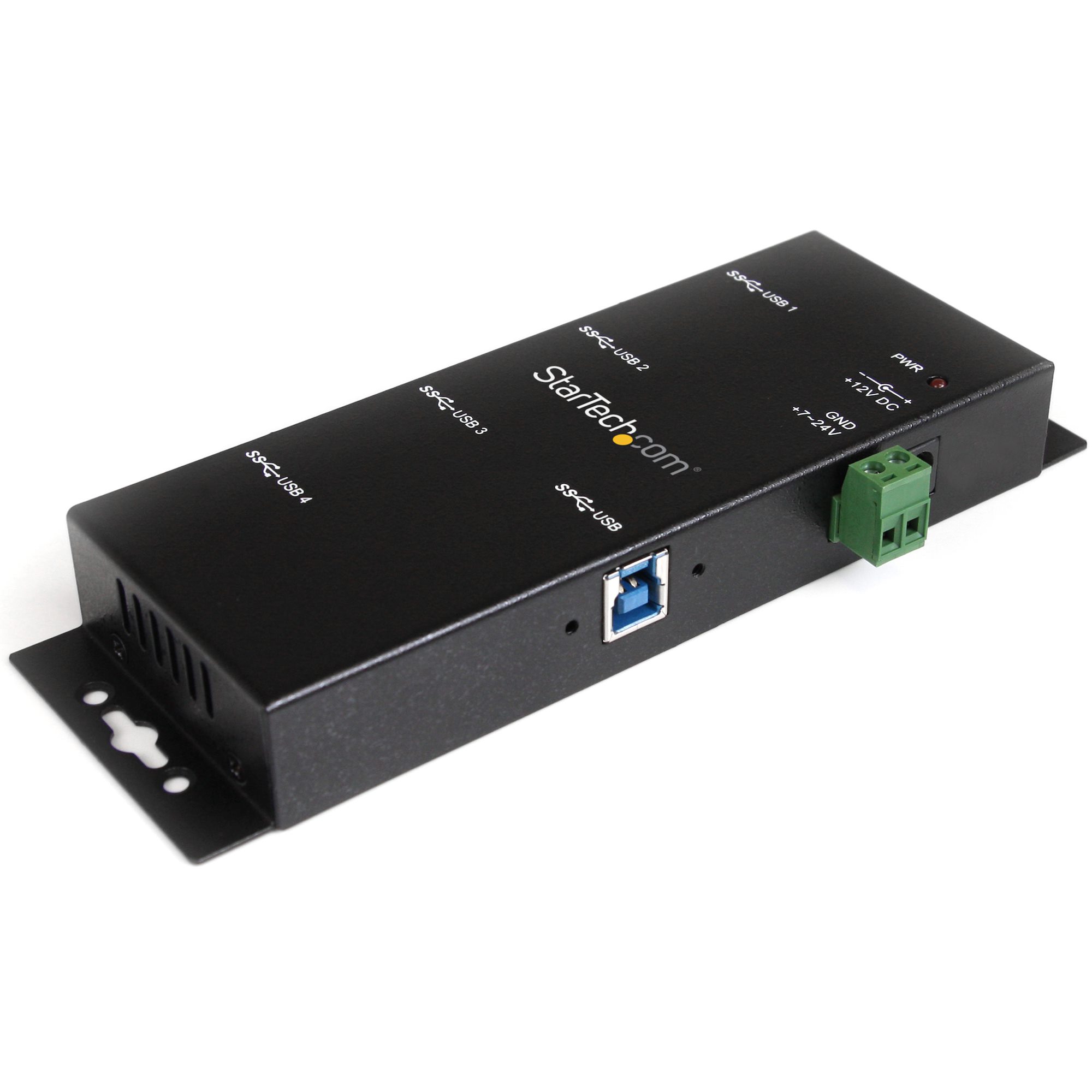 StarTech.com 4 Port USB 3.0 USB Hub, AC Adapter Powered, 59.6 mm 23.5 mm 152mm