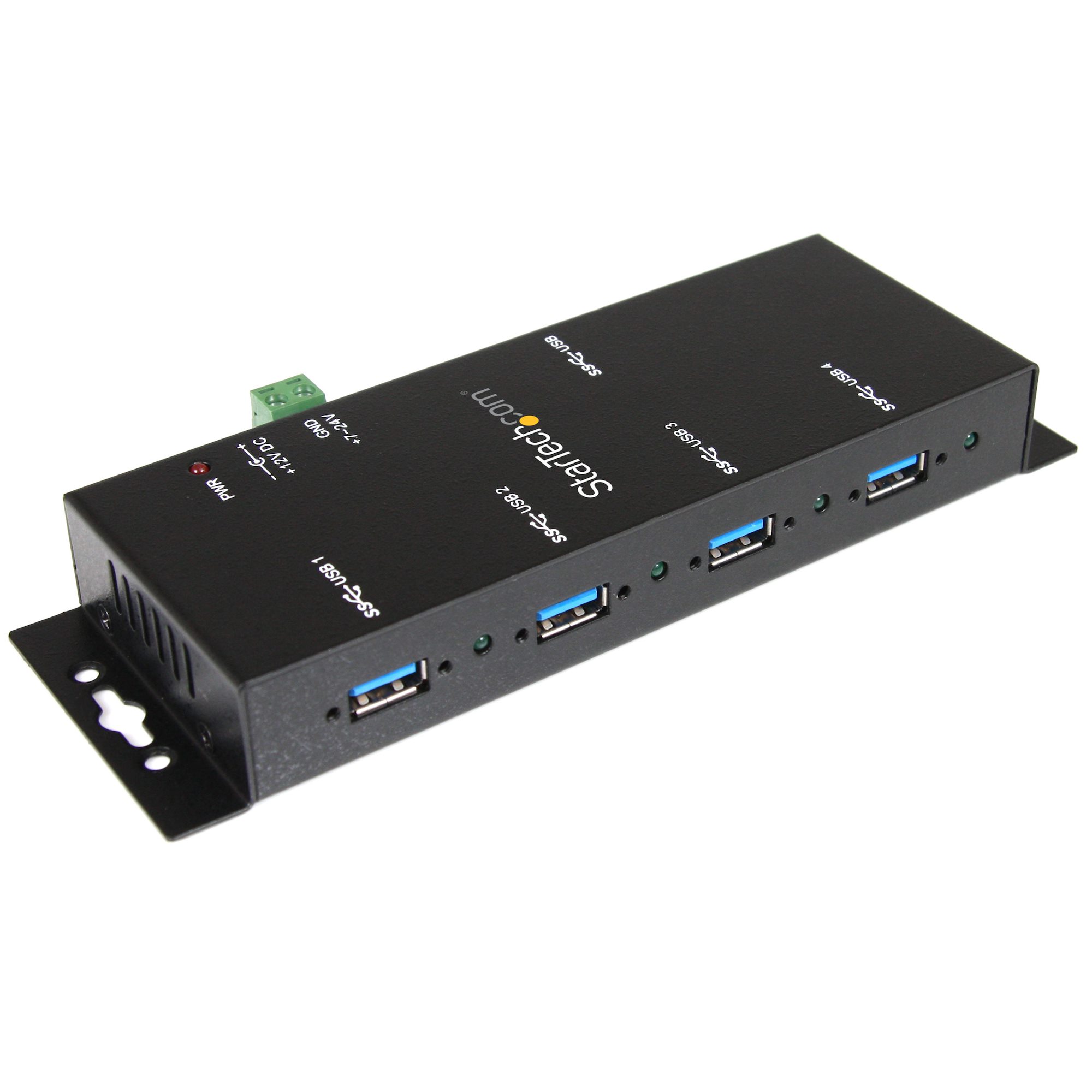 st4300usbm StarTech.com 4 Port USB 3.0 USB Hub, AC Adapter Powered, 59.6 mm 23.5 mm 152mm