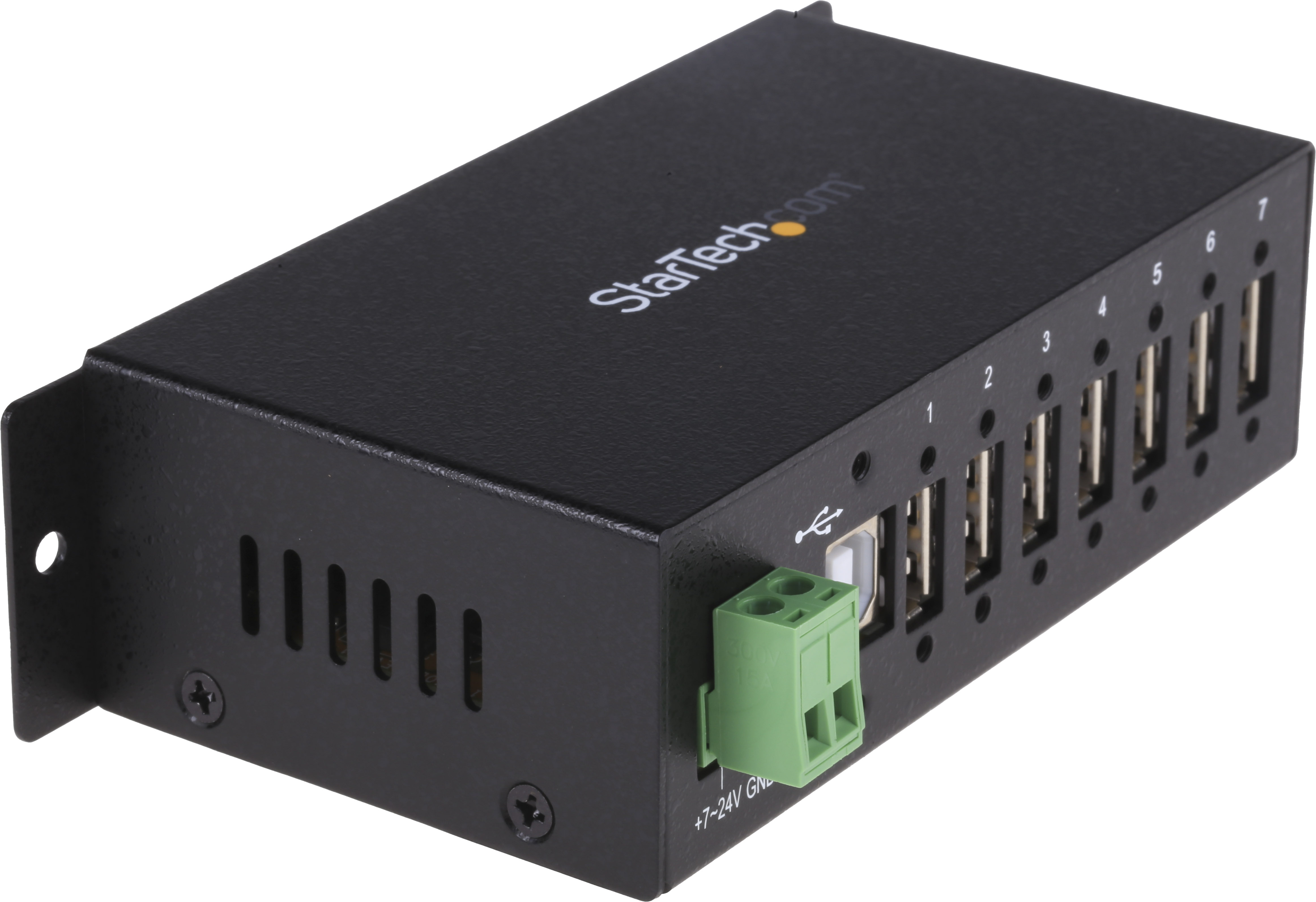 st7200usbm StarTech.com 7 Port USB 2.0 USB Hub, Terminal Connector Powered, 61.5 mm 36.3 mm 133mm