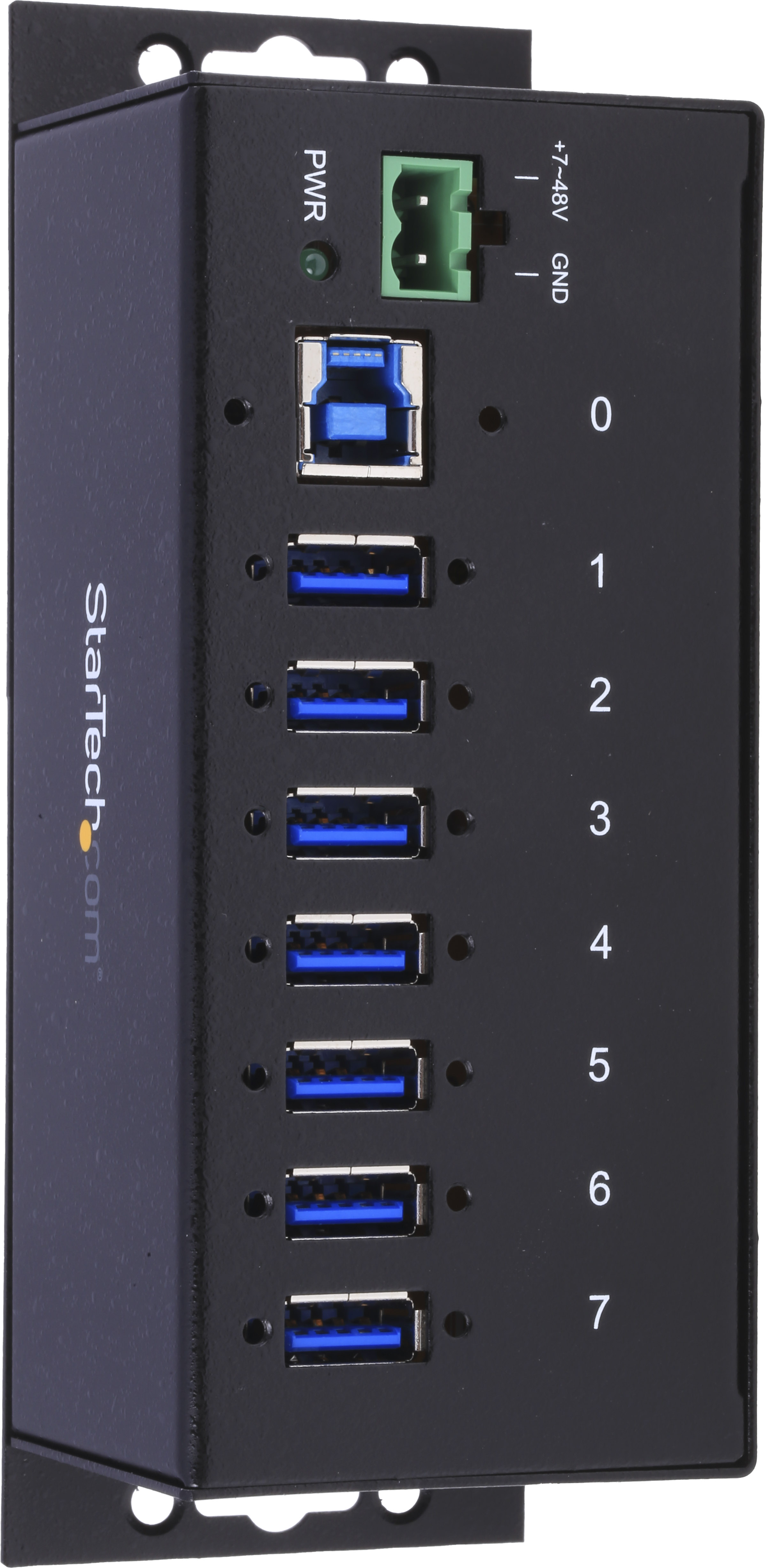 StarTech.com 7 Port USB 3.0 USB Hub, Terminal Connector Powered, 54 mm 45 mm 145mm
