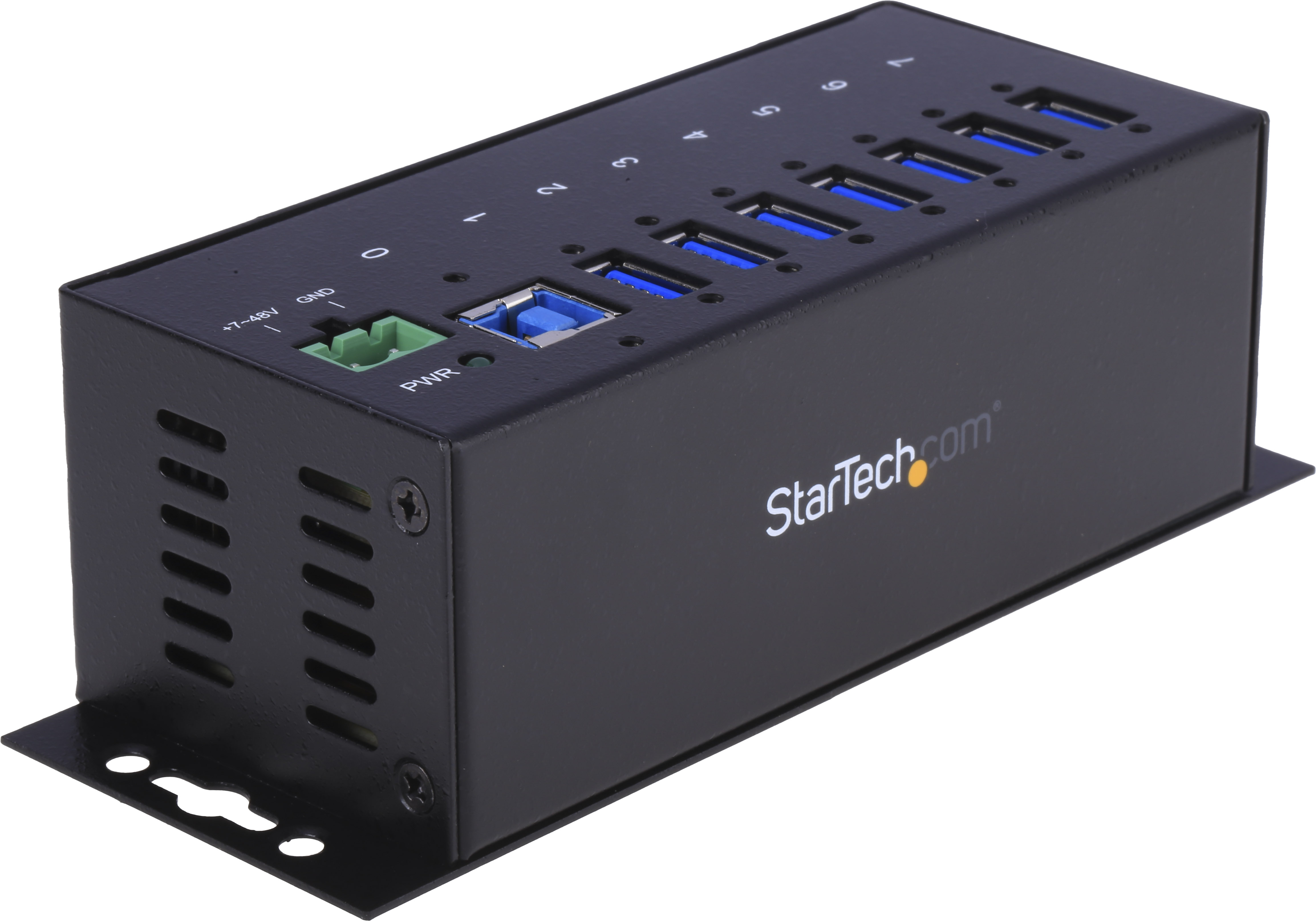 st7300usbme StarTech.com 7 Port USB 3.0 USB Hub, Terminal Connector Powered, 54 mm 45 mm 145mm