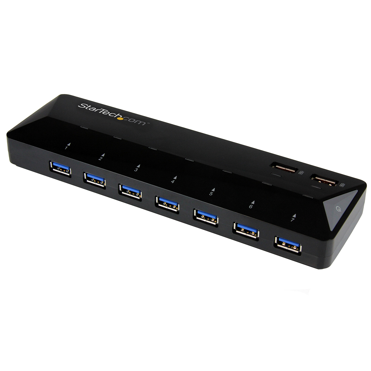 StarTech.com 7 Port USB 3.0 USB Hub, AC Adapter Powered, 60 mm 25 mm 200mm