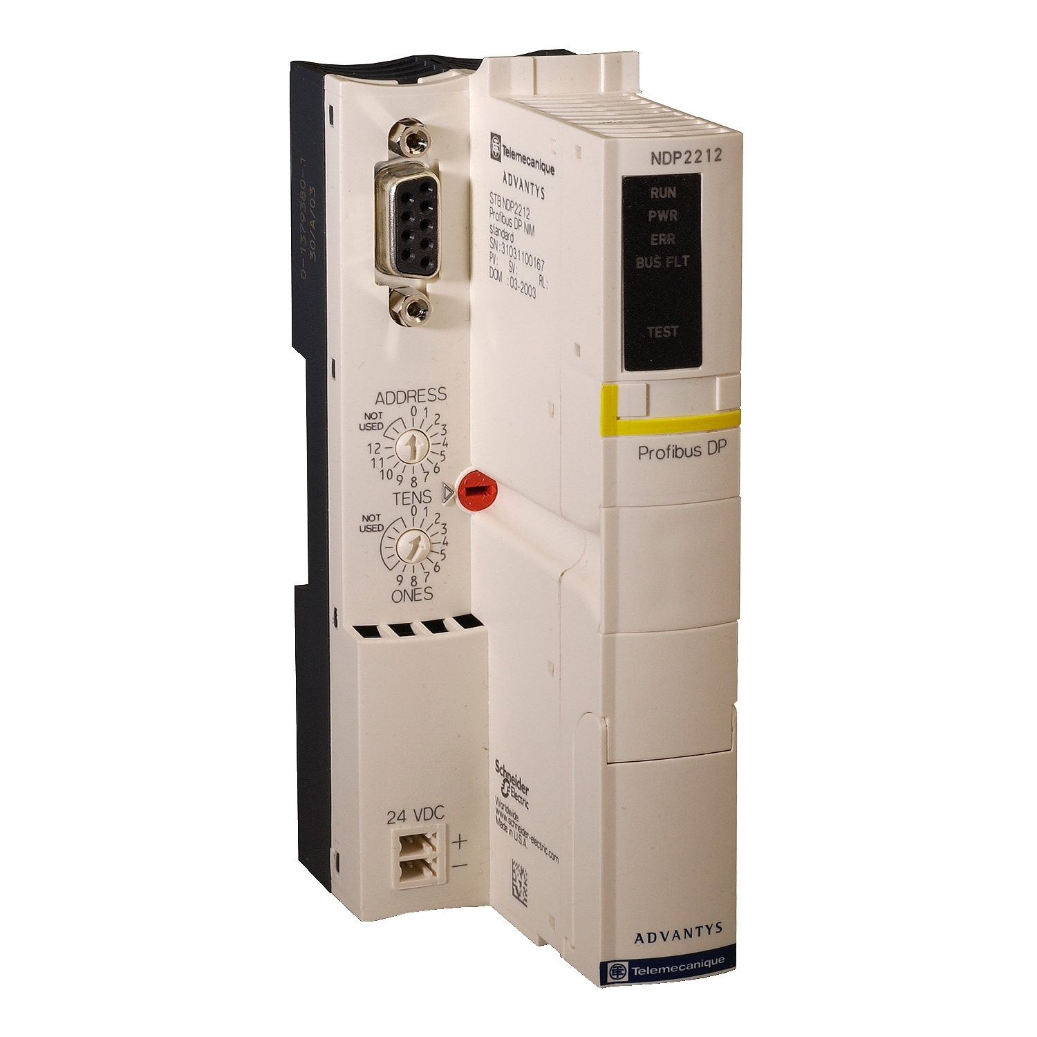 Schneider Electric STBNDP2212 12 Mbps Networking Module PROFIBUS-DP