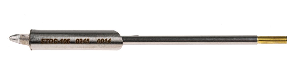 stdc-106 Metcal 1.5 mm Straight Conical 10.41 mm Soldering Iron Tip for use with MX-500 and MX-5000 Systems, MX-DS1