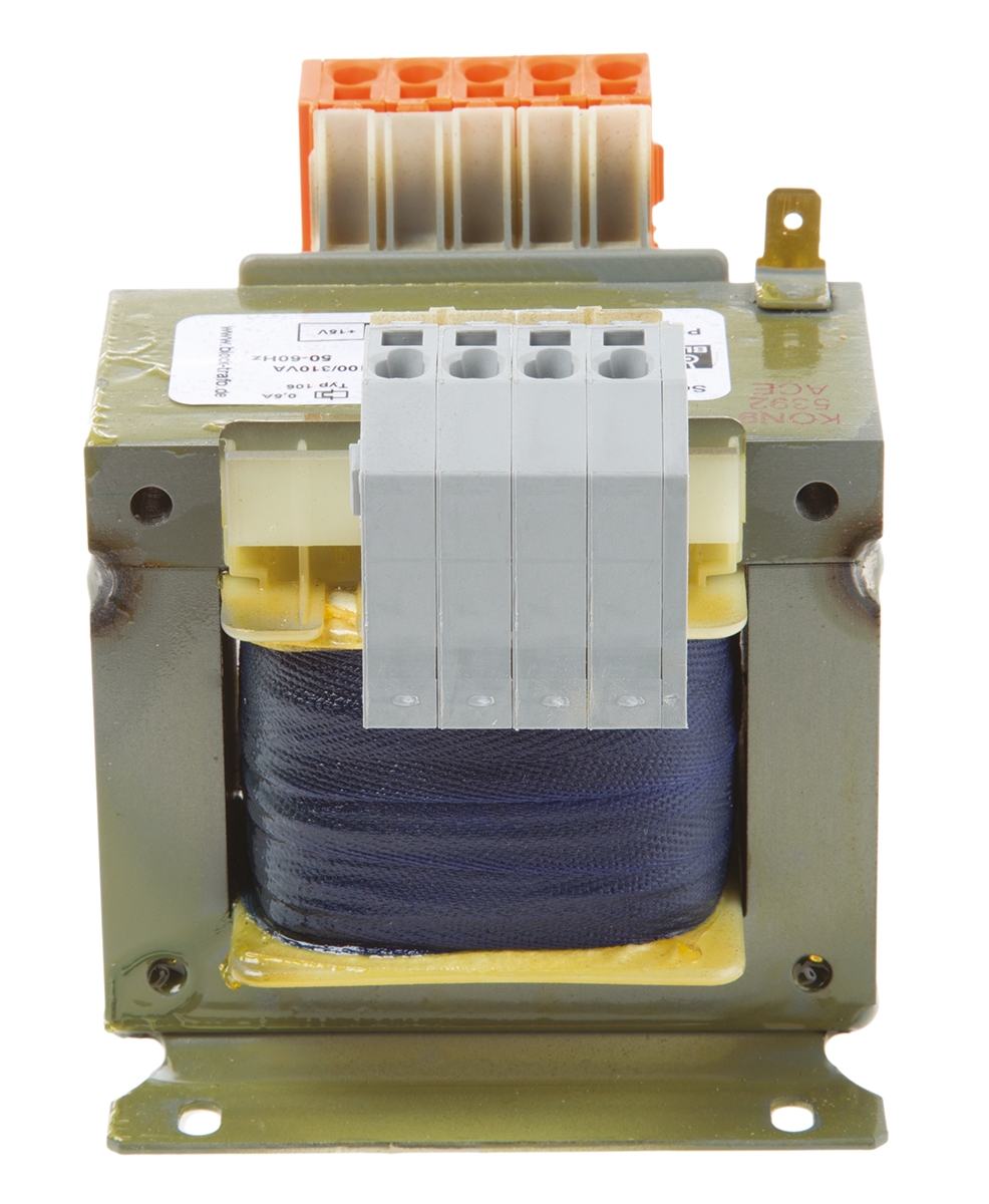steu10023 Block 2 Output 100 VA Chassis Mount Transformer, 2 x 115 V ac, DIN EN 61558-2-2, IEC 61558-2-2, CSA 22.2 No.66, EN