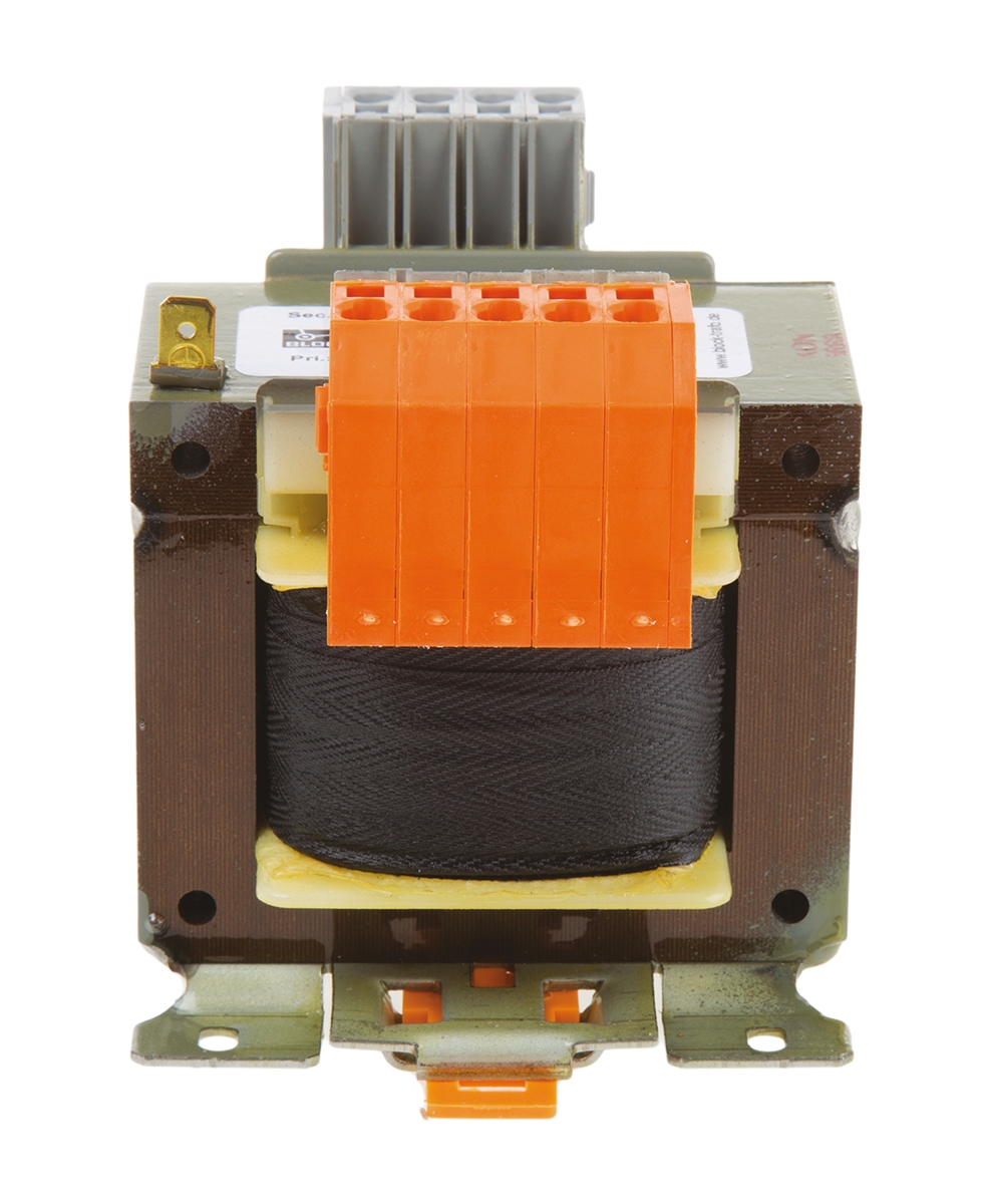 steu10024 Block 2 Output 100 VA Chassis Mount Transformer, 2 x 12 V ac, VDE 0570 Teil 2-6, UL 5085-1/-2, IEC 61558-2-2, cURus, EN