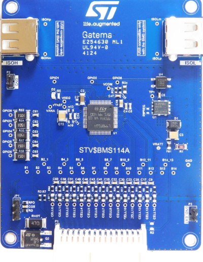 STMicroelectronics Battery Management System Module Based On L99BM114 Battery Monitoring Controller Development Board