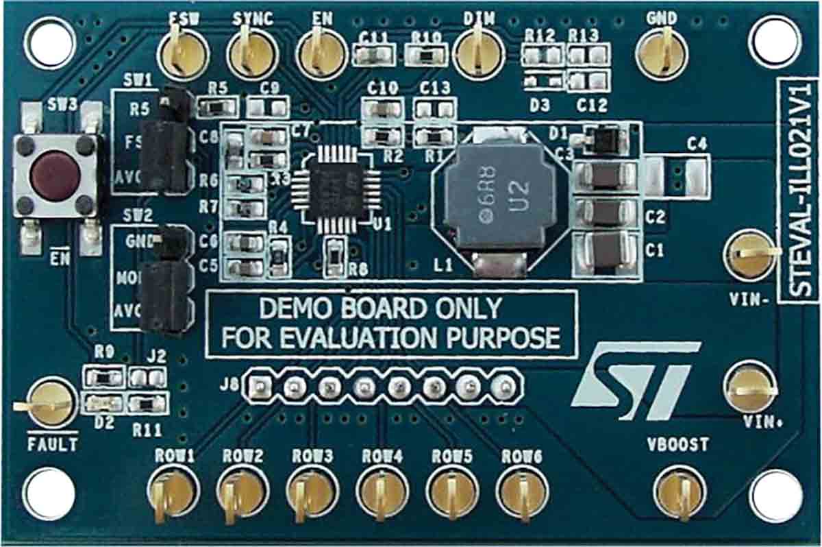STMicroelectronics STEVAL-ILL021V1 STEVAL LED Demonstration Board for LED7707 for LED Driver