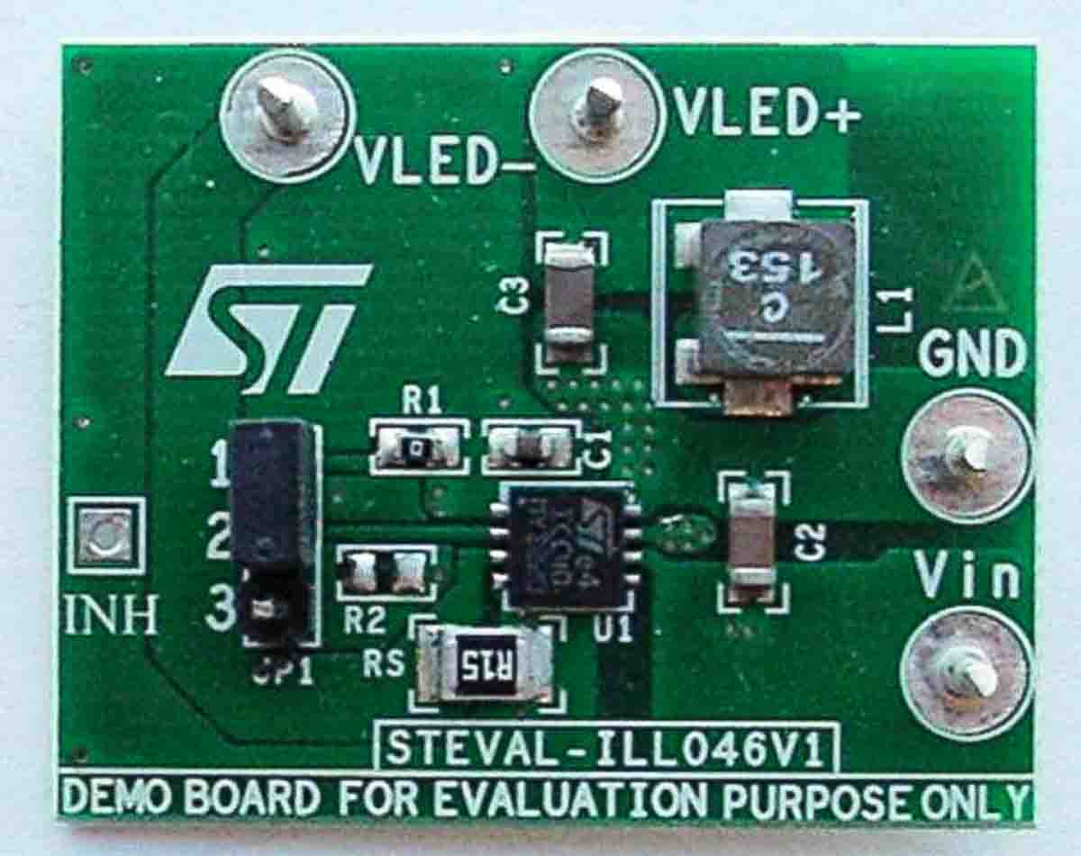 STMicroelectronics STEVAL-ILL046V1 STEVAL LED Driver Evaluation Board for ST1CC40 for LED Driver