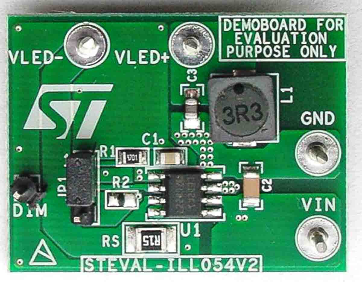 STMicroelectronics STEVAL-ILL054V2 STEVAL LED Driver Evaluation Board for LED2001 for Dimming LED Driver