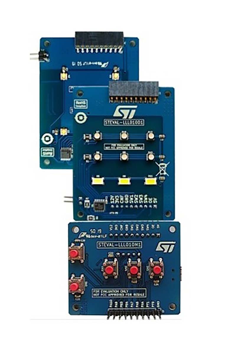 STMicroelectronics STEVAL-LLL010V1 Evaluation Kit for LED8102S 8-Channel LED Driver with Direct Switch Control LED