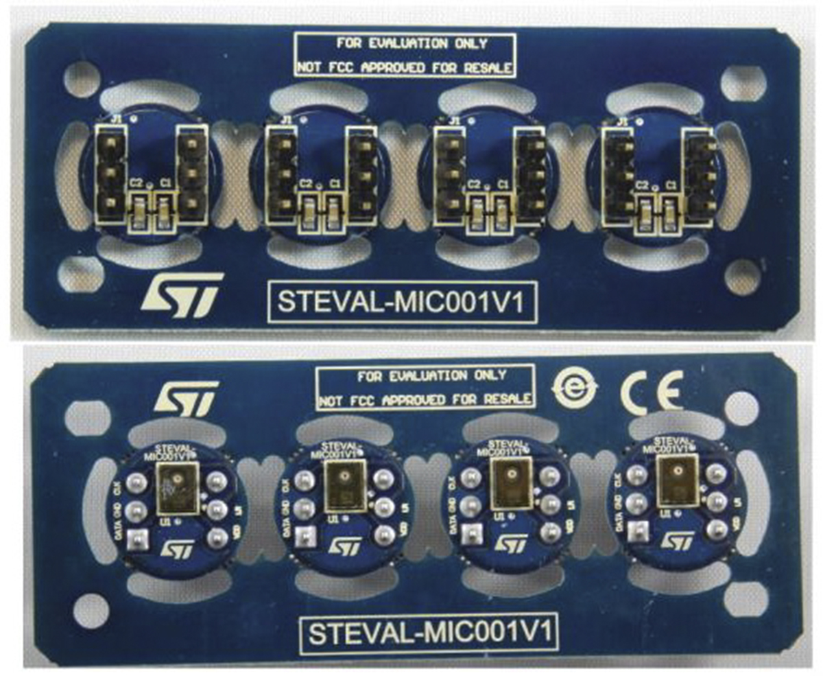 STMicroelectronics Microphone Coupon Board Based on the MP34DT05-A Digital MEMS Daughter Board for MP34DT05-A,