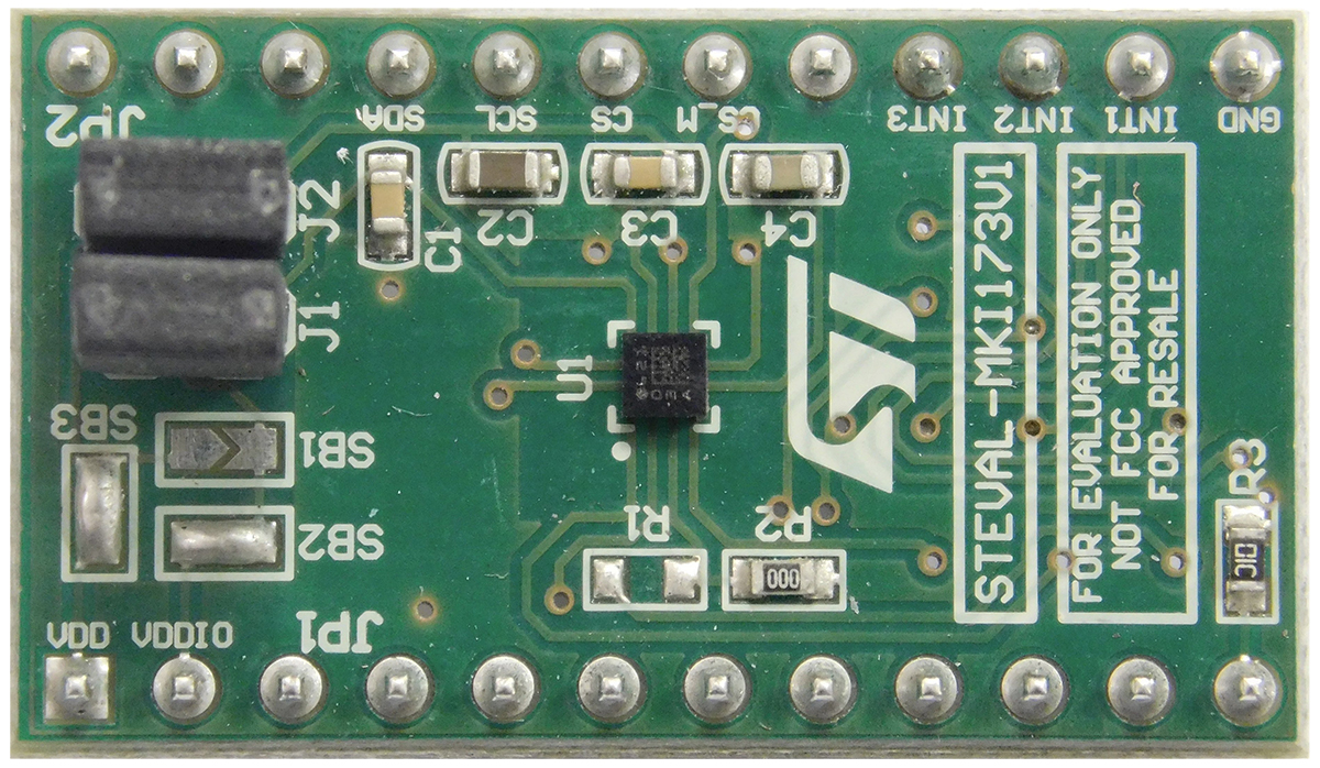 STMicroelectronics STEVAL-MKI173V1 LSM303AH Adapter board for use with DIP24 Socket