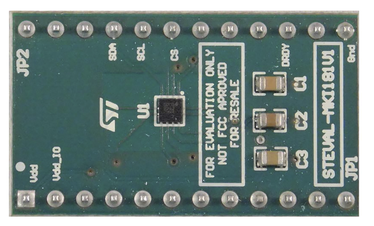 STMicroelectronics LIS2MDL DIL24 Socket MEMS Sensor MEMS Based Piezoresistive Pressure Sensor Adapter Board for LIS2MDL
