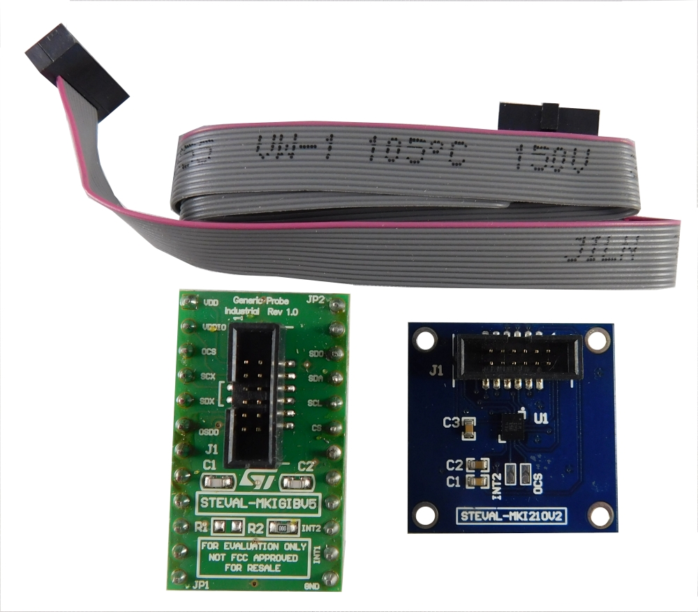 STMicroelectronics Inertial Module Kit Based on ISM330DHCX Motion Sensor Module for ISM330DHCX STEVAL-MKI210V2,
