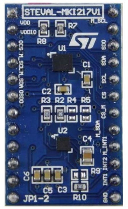 STMicroelectronics Adapter board for standard DIL24 socket based on LSM6DSOX and LIS2MDL in sensor hub mode 32 Bit MCU