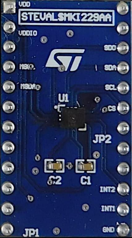 STMicroelectronics STEVAL-MKI229A Accelerometer Sensor Evaluation Kit for LSM6DSO16IS STEVAL-MKI109V3